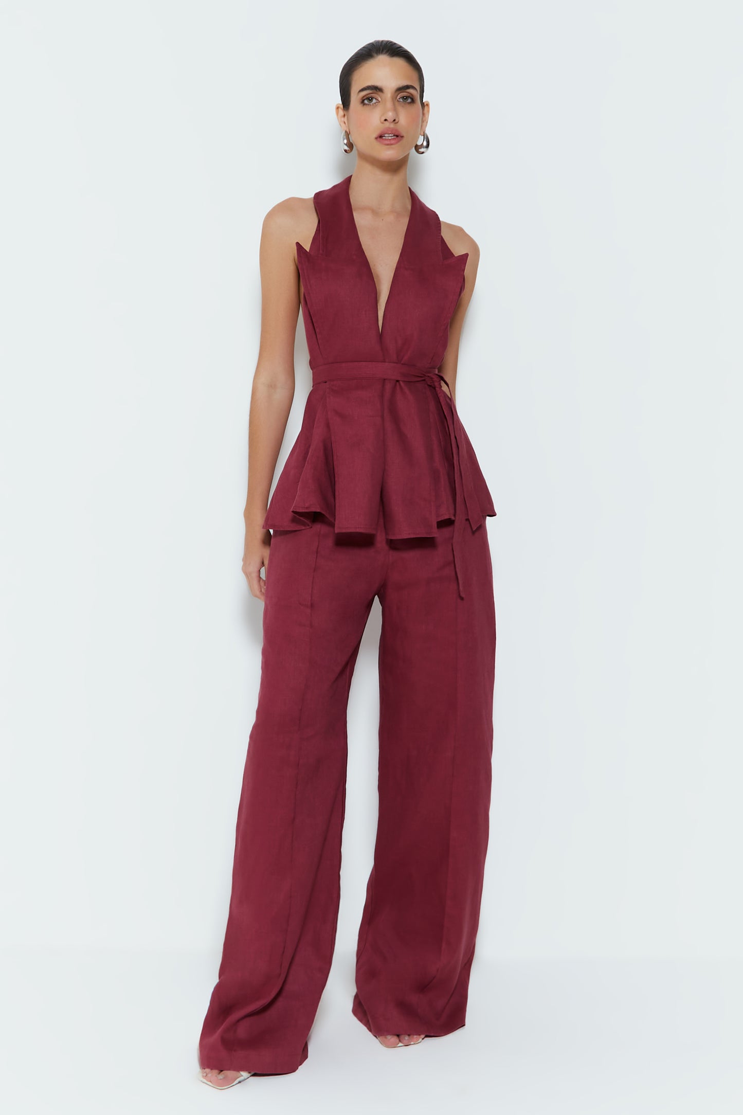 COLETE FRENTE UNICA COM FAIXA UVA