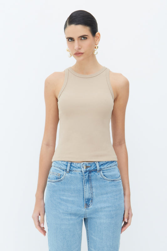 REGATA DECOTE NADADOR MARROM CLARO