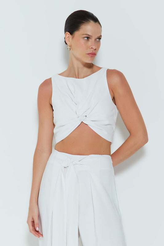 CROPPED REGATA COM TORCAO FRONTAL OFF WHITE