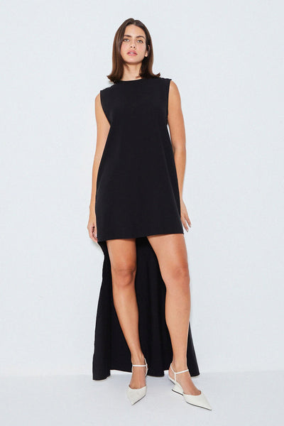 VESTIDO MULLET DECOTE COSTAS PRETO