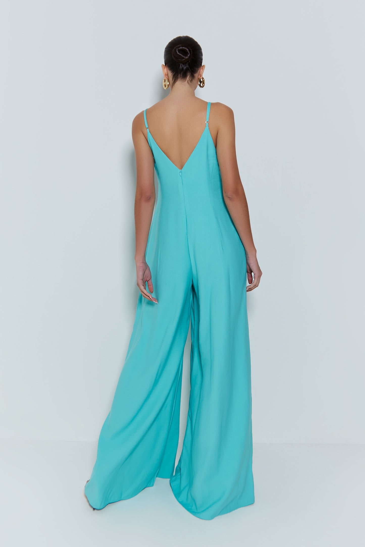 MACACAO DE ALCA FINA PANTALONA VERDE AGUA
