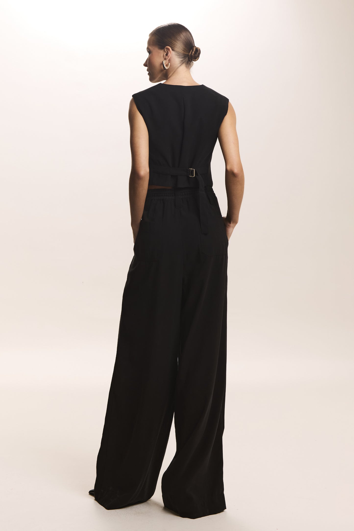 CALCA RETA PREGAS FRONTAIS CADARCO PARA AMARRACAO PRETO