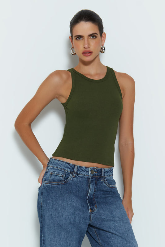 REGATA DECOTE NADADOR VERDE MILITAR