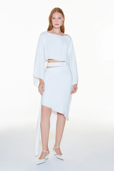 SAIA CURTA COS DUPLO OFF WHITE