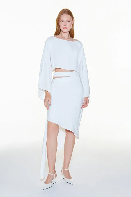 SAIA CURTA COS DUPLO OFF WHITE