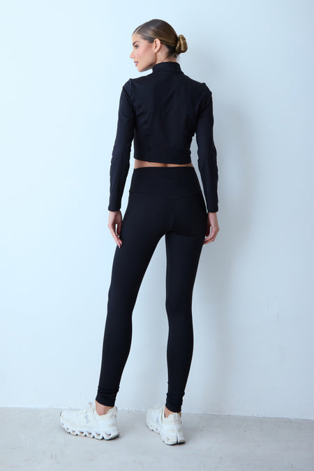 CALCA SKINNY LEGGING COS LARGO PRETO