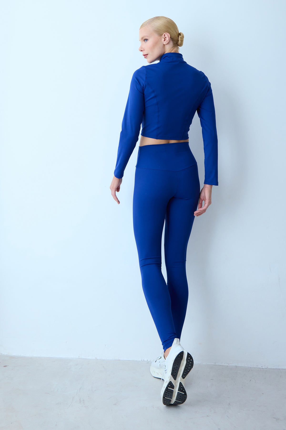 CALCA SKINNY LEGGING COS LARGO AZUL ROYAL