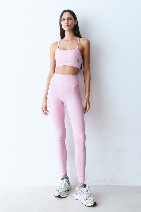 CALCA LEGGING COM COS LARGO ROSA