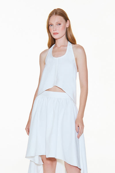 REGATA FRENTE UNICA COM AMARRACOES OFF WHITE