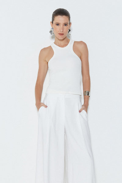 REGATA CURTA HALTER NECK OFF WHITE