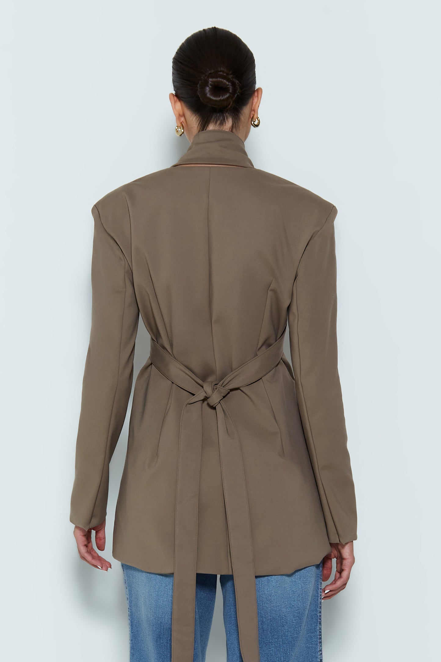 BLAZER LONGO COM BOLSOS E GOLA REMOVIVEL CASTOR