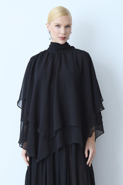 CAPA GOLA ALTA COM SOBREPOSICOES PRETO