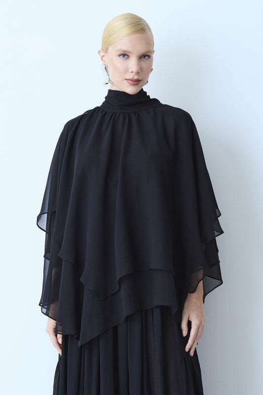 CAPA GOLA ALTA COM SOBREPOSICOES PRETO