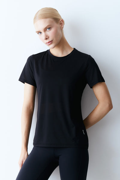 BLUSA MANGA CURTA PRETO