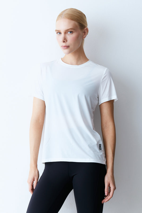 BLUSA MANGA CURTA OFF WHITE